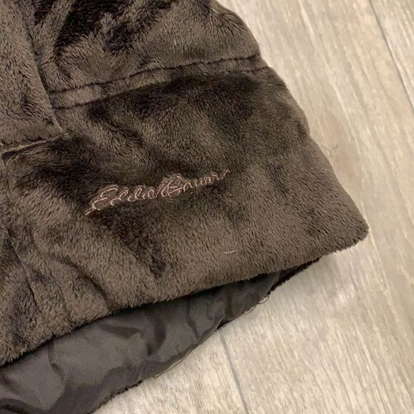 Womens Eddie Bauer Premium Goose‎ Down Velour Puffer Vest - Picture 3 of 8